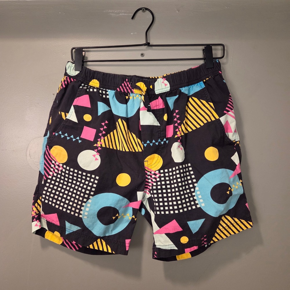 Super Massive Men's Flash II Volley Printed Shorts Size M Colorful Lightweight